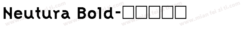 Neutura Bold字体转换